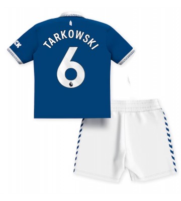 Everton James Tarkowski #6 Koszulka Podstawowych Dziecięca 2023-24 Krótki Rękaw (+ Krótkie spodenki)